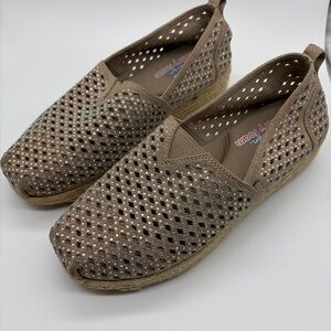 BOBS from Skechers Tan Wedges